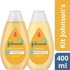  Kit Shampoo E Condicionador Glicerina Johnsons Baby 400ml