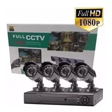 Kit De 4 Camaras De Seguridad Full Hd 4k Dvr Cctv Vigilancia