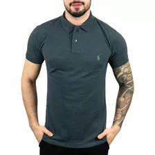 Camisa Polo Masculina Slim Piquet 