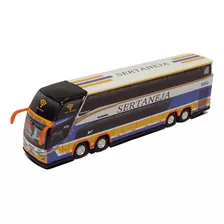 Miniatura Ônibus Sertaneja Scania G7 4 Eixos 30cm