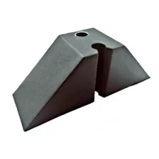 Calço Para Telha Trapezoidal T40 2 Furos Preto - 350 Pçs