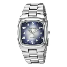 Timetech De Los Hombres 2810 M Silvertone Azul Dial Reloj