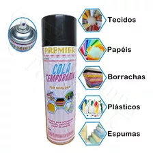 Cola Spray Temporária Para Tecidos Papeis Patchwork 500ml