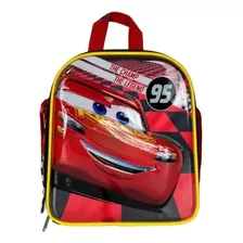 Lonchera Escolar Termica Ruz Disney Cars Rayo Mcqueen Champ Color Rojo