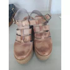 Sandalias De Cuero 