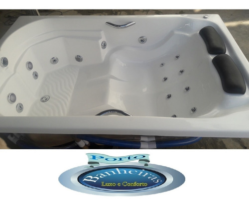 Banheira Hidromassagem Dupla Bomba 2 Cv-14 Bicos, Aquecedor