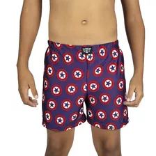 Kit 5 Cueca Samba Canção Infantil Ckyron Short Para Meninos