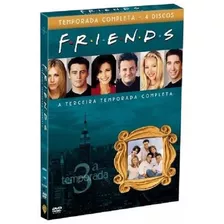 Dvd Lacrado Friends Terceira Temporada Completa 4 Dvd's