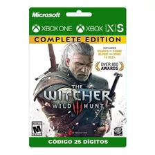 The Witcher 3 Wild Hunt Complete Edition Xbox 25 Dígitos