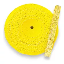 Roda Transisal Amarelo Resinado 200mm - Inox Cm Polimento