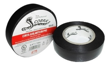 Teipe Cobra Negro 100% Original Fermetal. 2 Unidades.