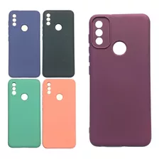 Funda Para Motorola Moto E20 Case Protector + Vidrio Hd 9h