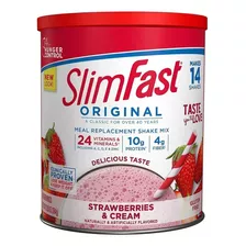 Slimfast Original Perdida De Peso Fresa 364 Gr