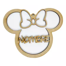 Esfera Personalizada Minnie Mouse -navideña Decoracion Mdf