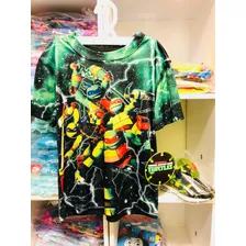 Polo Tortugas Ninja Para Niños