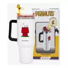 Copo Térmico Tumbler Snoopy 1,15l Zona Criativa Cor Branco