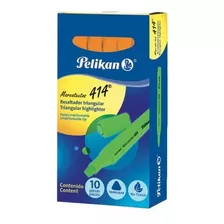 Marcatextos Pelikan 30160004 414 Naranja C10 Pzas /vc