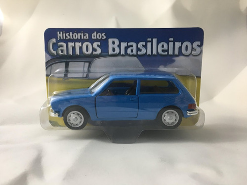 Miniatura Brasília Azul História Dos Carros Brasileiros