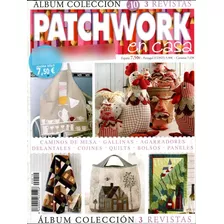 Revista Patchwork En Casa Encardenada Com 3 Volumes N° 10