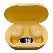 Auriculares In-ear Inalámbricos Noga Twins Ng-btwins 13 Amarillo