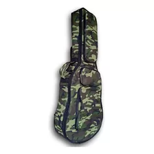 Funda Para Guitarra Jumbo Tripleacolchado Militar T/mochila 