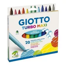 Giotto Turbo Maxi Color X 20 Colores