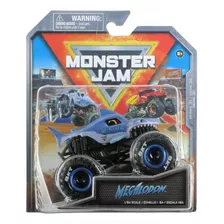 Monster Jam Megalodón Mide 9 Cm Tamaño Hot Weels Escala 1:64