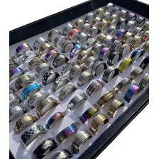 100 Anillos De Acero Inoxidable