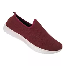 Tenis Slip On Licra Para Mujer Ligeros * Varios Colores *