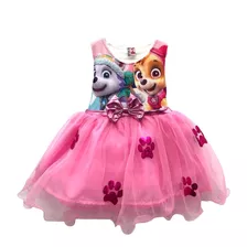 Vestido Bebé Niña Barbie Paw Patrol Sirenita Mimi Navidad