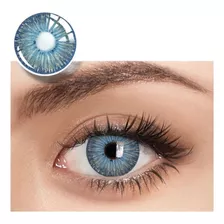 Lentes De Contacto Azul Oscuro New York Blue Pupilentes