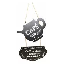 Quadro Decorativo Em Mdf - Café 42,5 Cm X 21,5 Cm