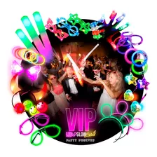 Combo Cotillon Vip Todo Luminoso 100 Personas