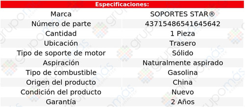 Soporte Motor Trasero S Star Fiat 128 4 Cil 1.1l 1971_1973 Foto 2