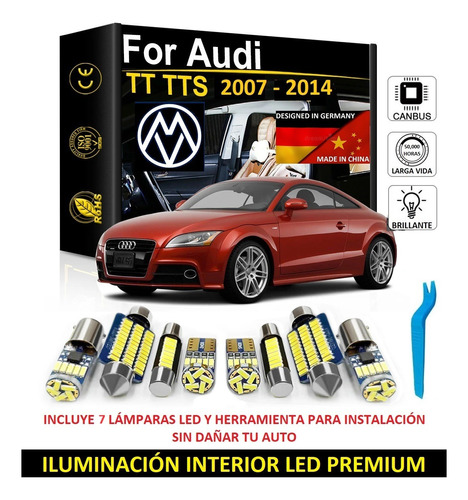 Kit Iluminacin Interior Premium Led Audi Tt Tts 2007-2014 Foto 2