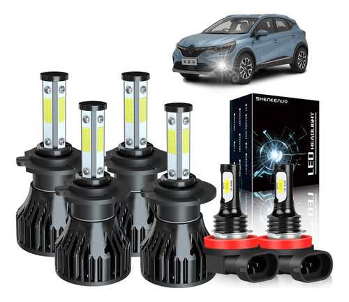 28000lm 6000k Focos Led Y Antiniebla Para Serie Renault