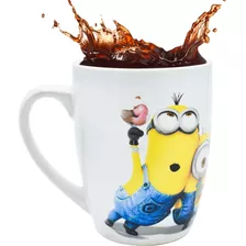 Taza Para Café De Porcelana Minions 380ml