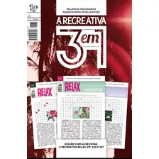 Revista A Recreativa 3 Em 1, Palavras Cruzadas E Passatempos