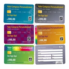 Vale Compras Personalizado,dados Variáveis, Cartãopvc 1000un