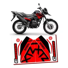 Kit Adesivos Faixas Yamaha Xtz Crosser 150 Z 2022 2023 Cores