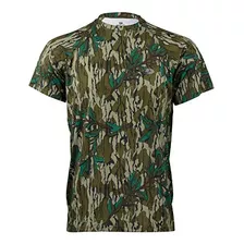 Mossy Oak Camisa De Caza De Camuflaje Estándar Para Hombre, 