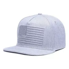 Gorra De Hip Hop Con Bordado De Bandera Americana