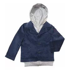 Campera Algodón Frizado Combinada Con Saco Corderoy Child