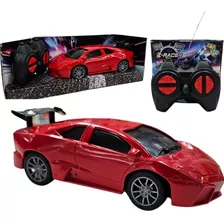 Carro Carrinho Controle Remoto Corrida Rapido 7 Funções Race Cor Vermelho