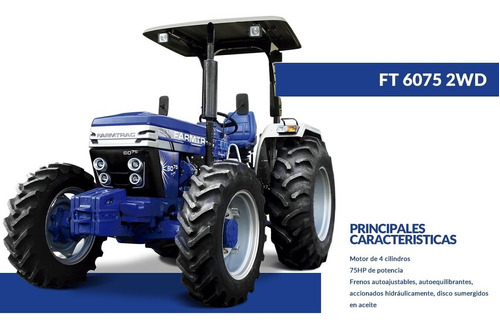 Tractor Farmtrac 75 Hp Doble Tracc 
