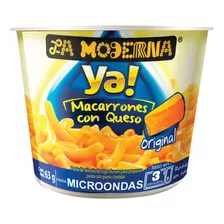 Pasta La Moderna Ya! Macarrones Con Queso Para Microondas 63g