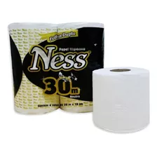 Papel Higiênico Rolão 4 Rolos Com 30 Mts Branco Folha Dupla 