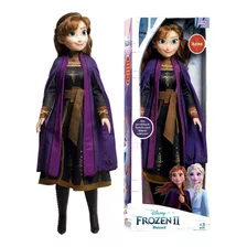 Boneca Princesa Anna Disney Frozen 2 Original Grande 55 Cm