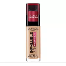 Base Líquida Infallible Fresh Wear 32h L'oréal Paris 30ml Tono Beige Dore