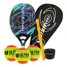 Raquete Beach Tennis Vision Precision K + Kit